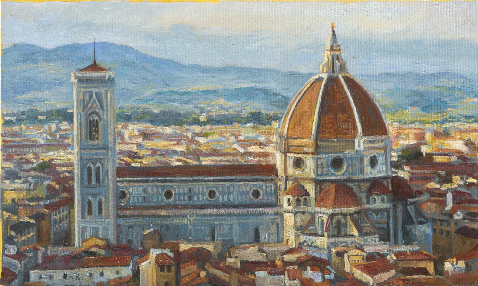 A Memory of Michelangelo. Santa Maria del Fiore Cathedral