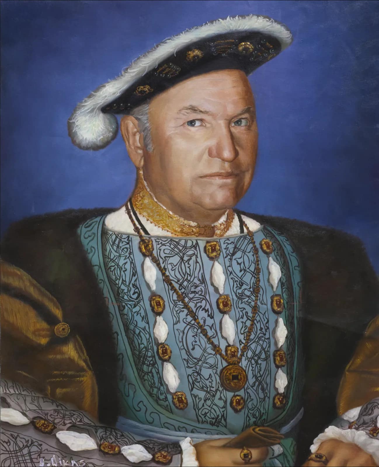 Portrait of Yuri Mikhailovich Luzhkov