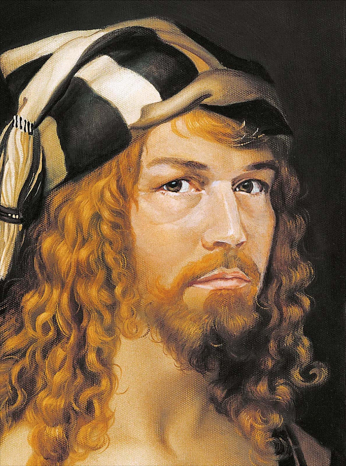 Self-Portrait Against the Background of Durer, fragment