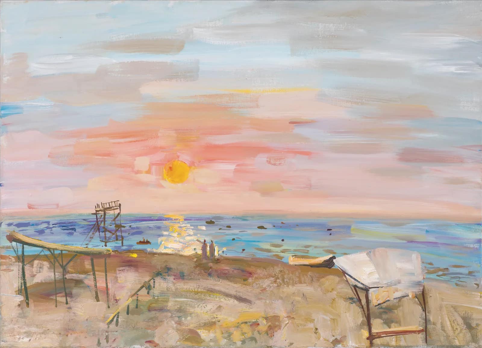 Study. Evening at Sea