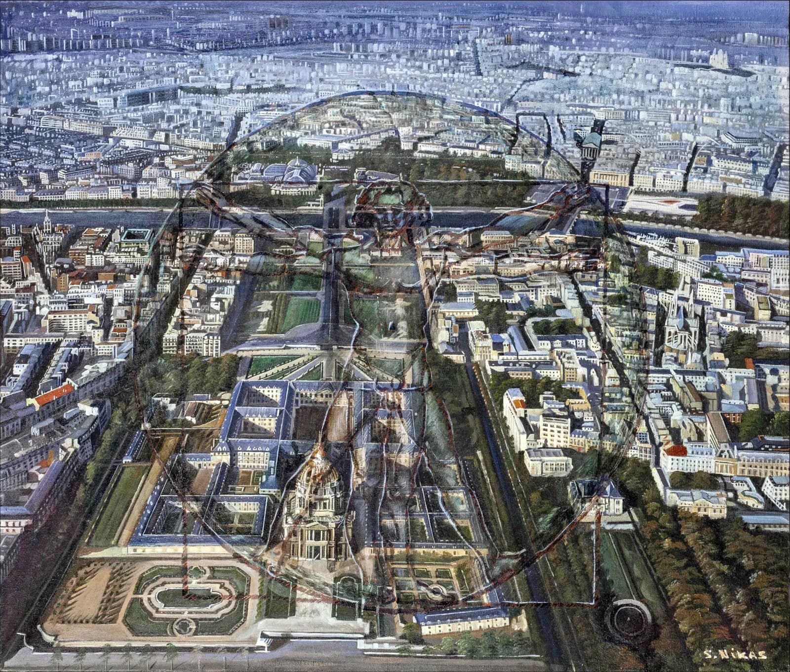 Париж, благословляемый Леонардо