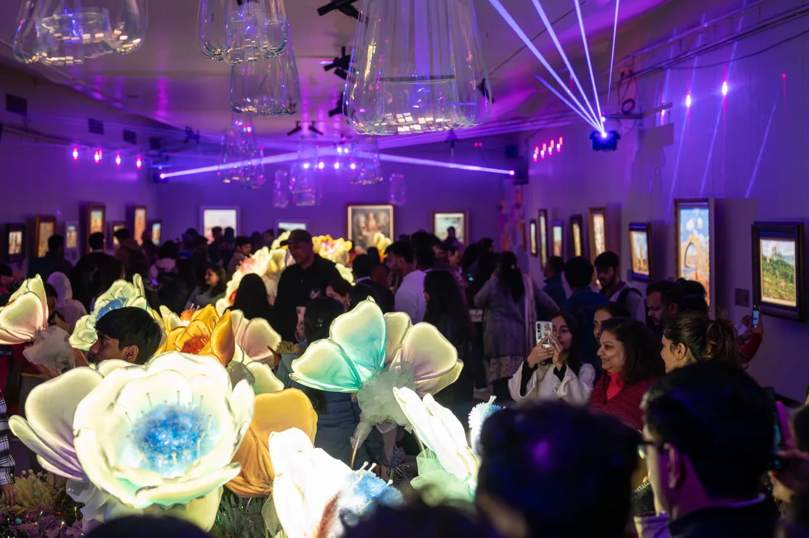 Dream Vision installation with multimedia staging