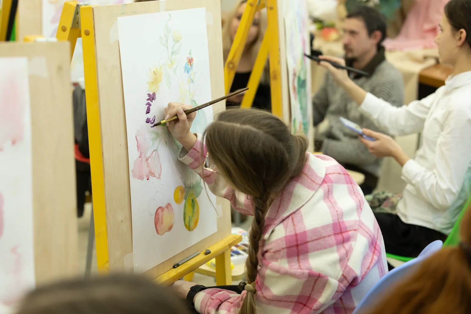 Nikas Safronov during the A Lesson with a Star masterclass